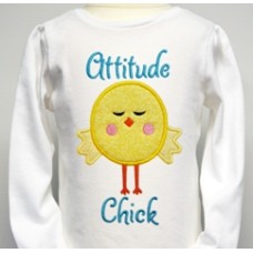 Attitude Chick Applique